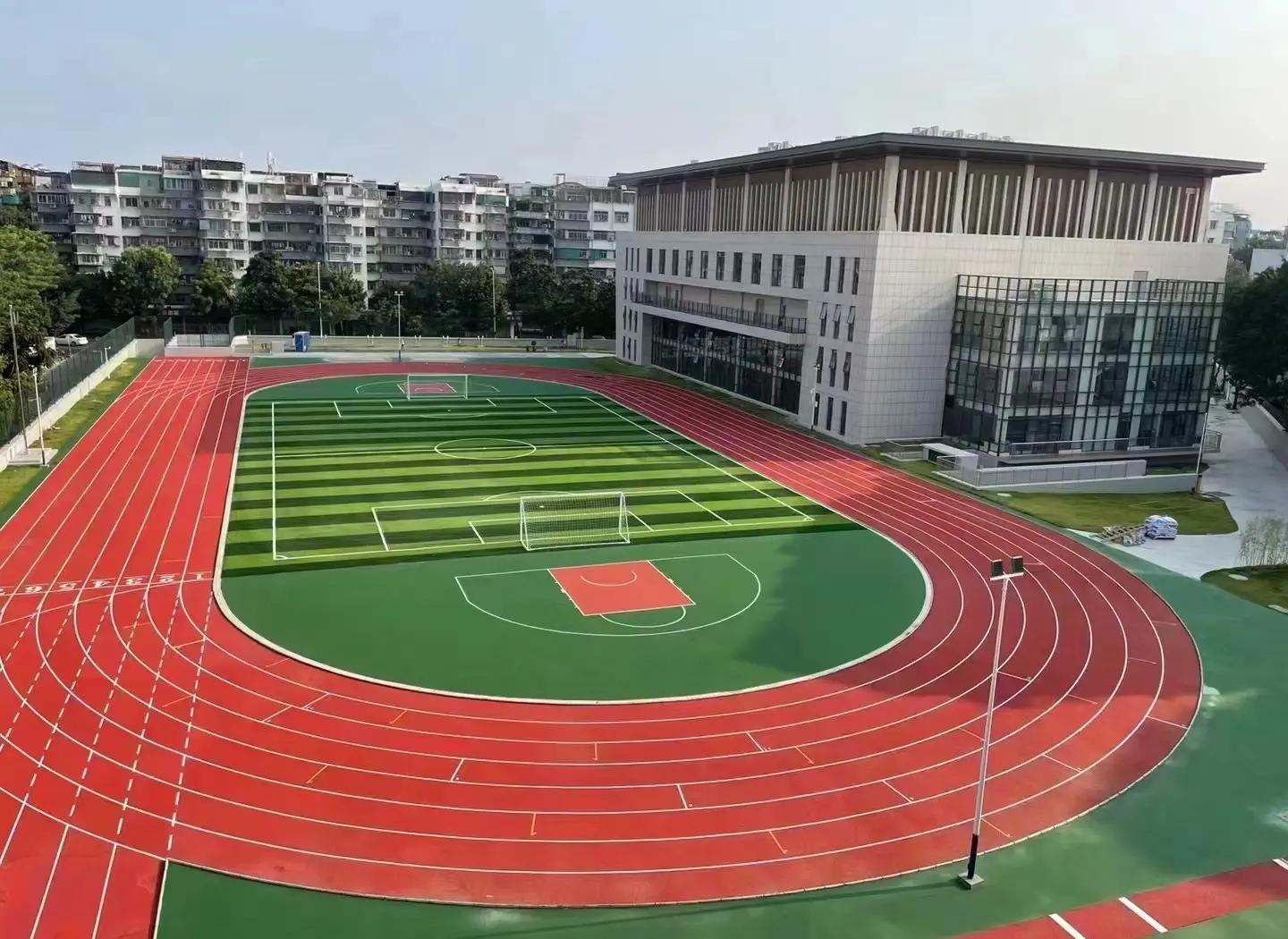 南宁市硅PU材料塑胶篮球场 - 一站式服务